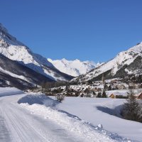 Monetier les Bains, vue en hiver